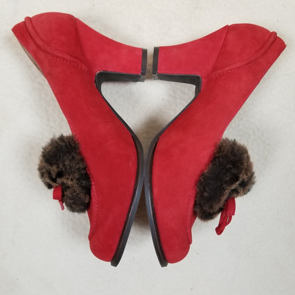 L-Fire shearling bow heels - Picture 6 of 8